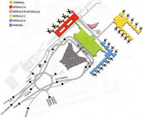 plan of Palma Airport